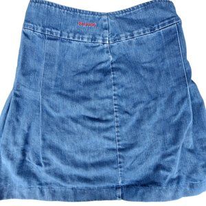 TOMMY HILFIGURE JEAN SKIRT-028072